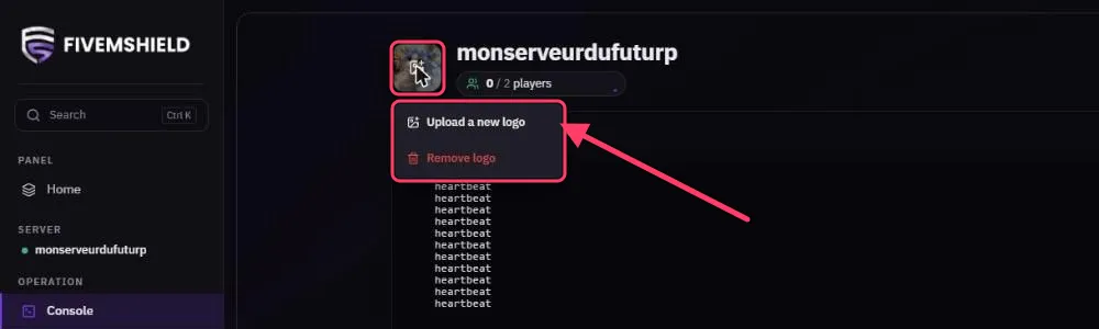 Changer le logo du serveur
